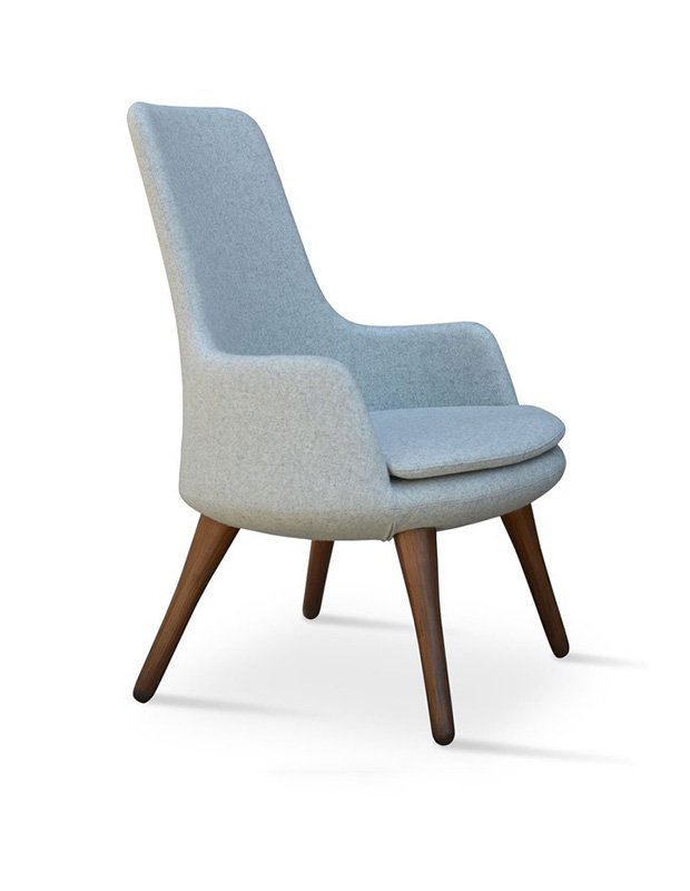 Dolce 3 Chair Dark Walnut